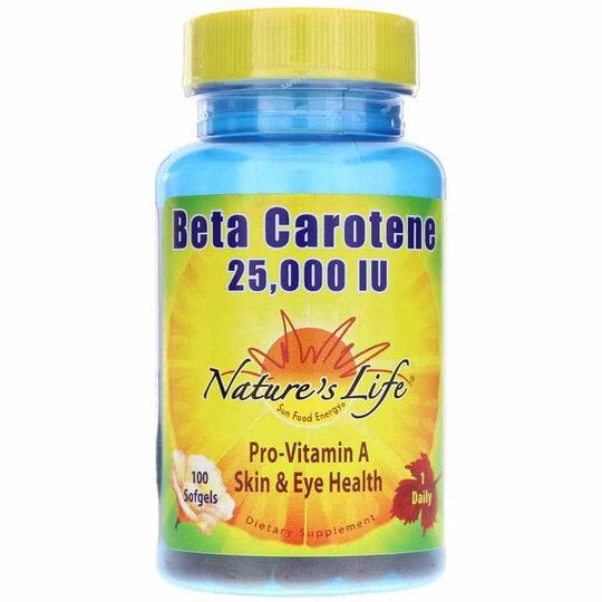 Beta Carotene 25, Natures Life